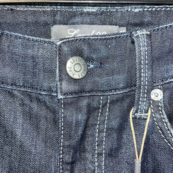 Level 99 Women's Jeans Crop Dark Blue Size 25 NWT - Picture 4 of 8